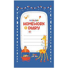 4 Colour Homework Diary