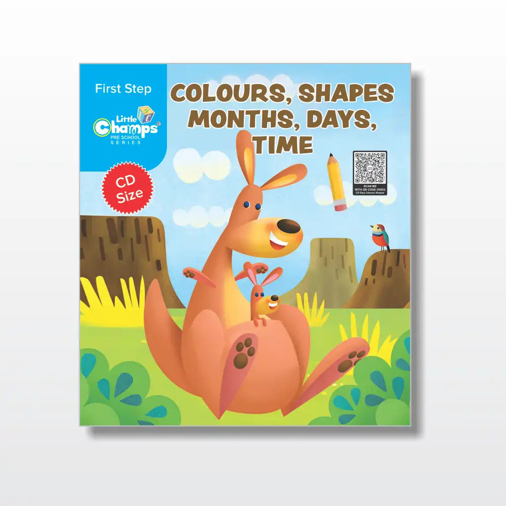Colours Shapes Months Days Time - CD Size