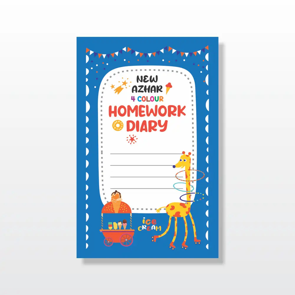 4 Colour Homework Diary
