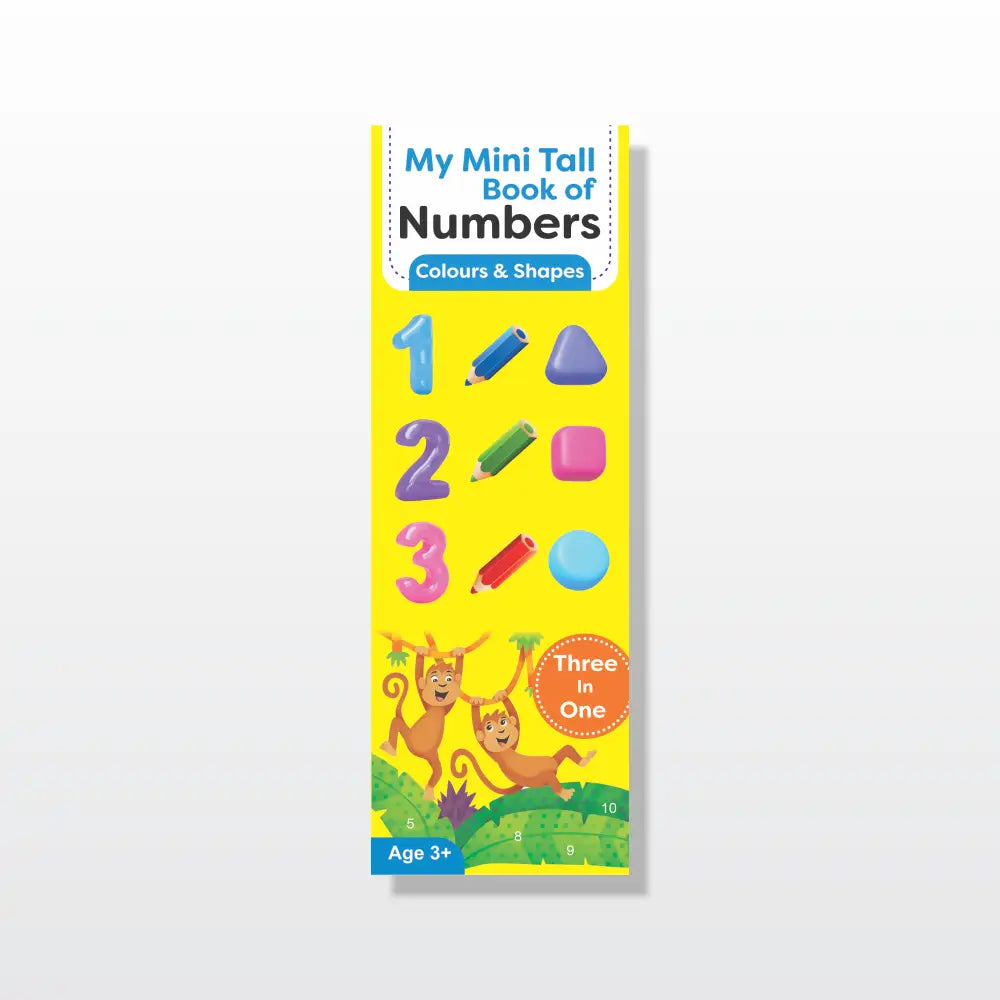 My Mini Tall Book of Numbers Colors & Shapes