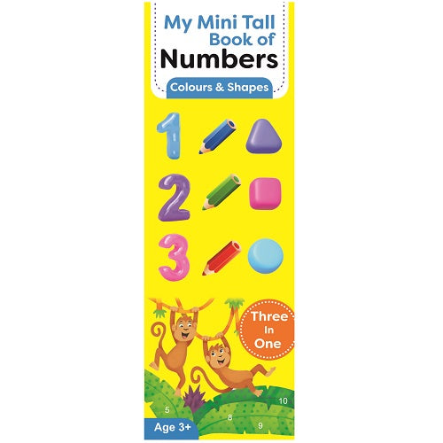 My Mini Tall Book of Numbers Colors & Shapes